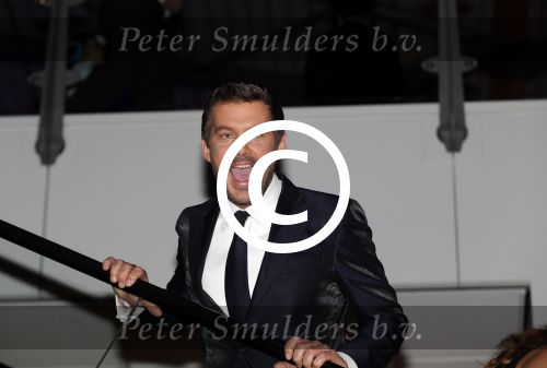 Amsterdam 7 maart 2016 
Uitreiking tv beelden in de passengers terminal .
Ruben Nicolai