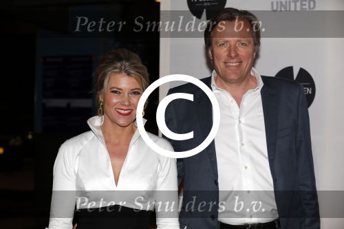 Amsterdam 7 maart 2016 
Uitreiking tv beelden in de passengers terminal .
Sandra Ysbrandy met man