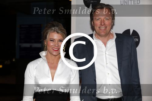 Amsterdam 7 maart 2016 
Uitreiking tv beelden in de passengers terminal .
Sandra Ysbrandy met man