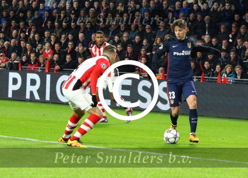 Eindhoven, 24 Februari 2016 1/8 Finale PSV-Atletico Madrid, eindstand 0-0
Foto Robert van Doren