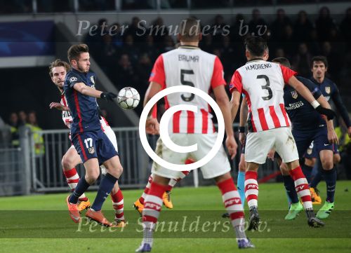 Eindhoven, 24 Februari 2016
1/8 Finale PSV-Atletico Madrid, eindstand 0-0
Saul Niguez