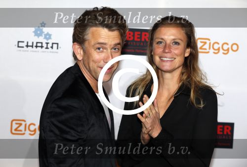 Amsterdam 7 maart 2016 
Uitreiking tv beelden in de passengers terminal .
Waldemar Torenstra en Sophie Hilbrand