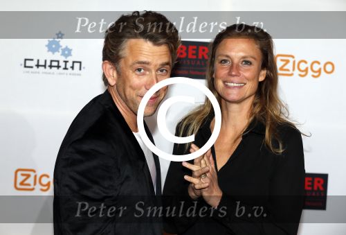 Amsterdam 7 maart 2016 
Uitreiking tv beelden in de passengers terminal .
Waldemar Torenstra en Sophie Hilbrand