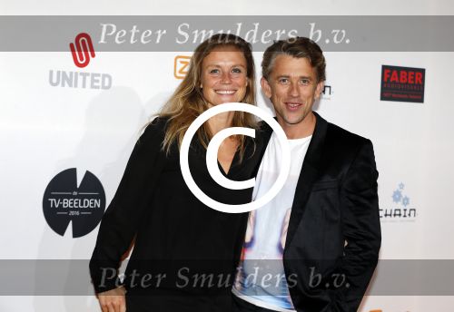 Amsterdam 7 maart 2016 
Uitreiking tv beelden in de passengers terminal .
Waldemar Torenstra en Sophie Hilbrand