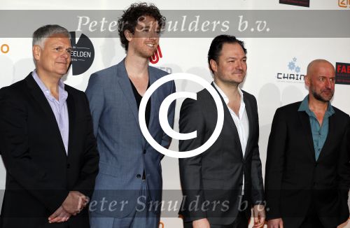 Amsterdam 7 maart 2016 
Uitreiking tv beelden in de passengers terminal .
de kwis met Joep van Deudekom, Rob Urgert, Niels van der Laan en Jeroen Woe.