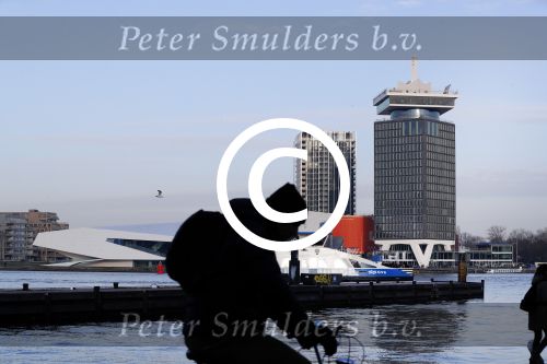 Amsterdam 15 februari 2017 
Adam toren en Eye theater aan het IJ