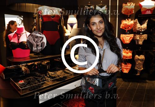 Amsterdam 14 februari 2017 
Opening nieuwe Hunkemoller winkel op kalverstraat met oa Anna Nooshin die haar eigen lijn heeft.