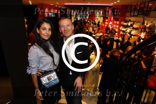 Amsterdam 14 februari 2017 
Opening nieuwe Hunkemoller winkel op kalverstraat met oa Anna Nooshin die haar eigen lijn heeft. Anna met Philip Mountford