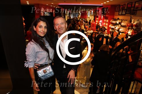 Amsterdam 14 februari 2017 
Opening nieuwe Hunkemoller winkel op kalverstraat met oa Anna Nooshin die haar eigen lijn heeft. Anna met Philip Mountford