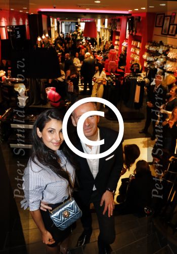 Amsterdam 14 februari 2017 
Opening nieuwe Hunkemoller winkel op kalverstraat met oa Anna Nooshin die haar eigen lijn heeft. Anna met Philip Mountford