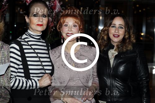 Amsterdam 12 februari 2017 
Modeshow Paul Schulten in het Okura. Ans Markus en Marijke Helwegen