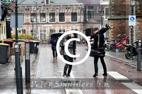 Haarlem, 27 Februari 2017 Proces Patricia Paay tegen haar buurman Maarten Oostvogel en bijgestaan door haar advocaat Mr. Johan Langelaar