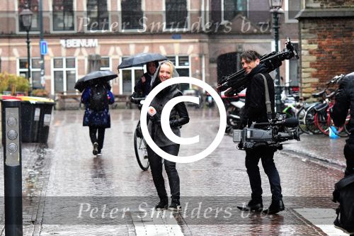 Haarlem, 27 Februari 2017 Proces Patricia Paay tegen haar buurman Maarten Oostvogel en bijgestaan door haar advocaat Mr. Johan Langelaar
