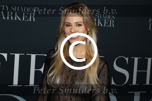 Amsterdam 7 februari 2017
Premiere fifty shades darker in Tuschinski. Lisa Michiels met Celine Huijsmans