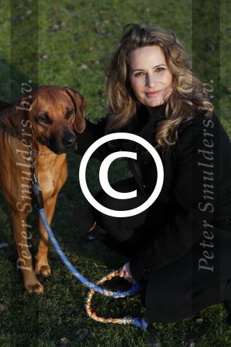Amsterdam 2 februari 2017
Claudia Schoemacher wandelend met haar hond