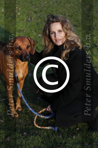 Amsterdam 2 februari 2017
Claudia Schoemacher wandelend met haar hond