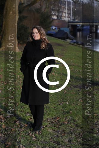 Amsterdam 2 februari 2017
Claudia Schoemacher wandelend met haar hond
