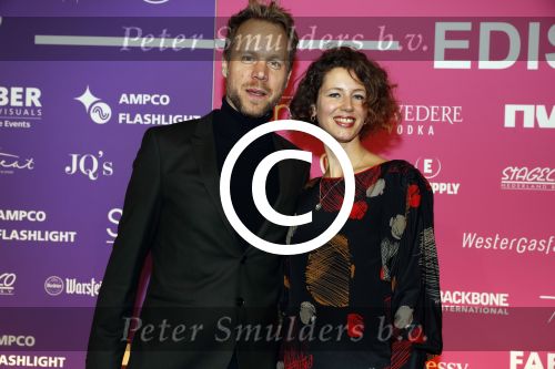 Amsterdam 13 februari 2017  
Uitreiking edisons in de westergasfabriek. Diggy Dex en partner
