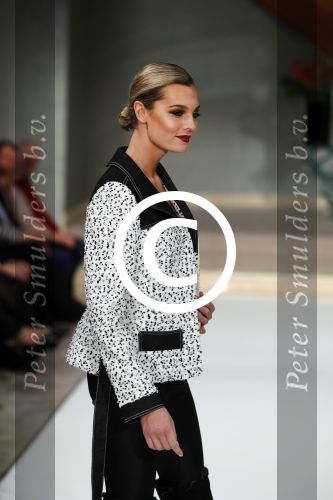 Amsterdam 12 februari 2017 
Modeshow Paul Schulten in het Okura. Felice Roedema