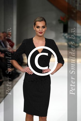 Amsterdam 12 februari 2017 
Modeshow Paul Schulten in het Okura. Felice Roedema