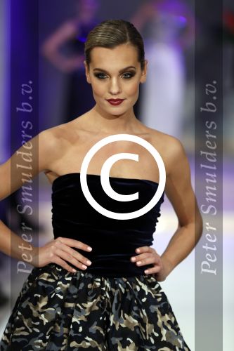 Amsterdam 12 februari 2017 
Modeshow Paul Schulten in het Okura. Felice Roedema