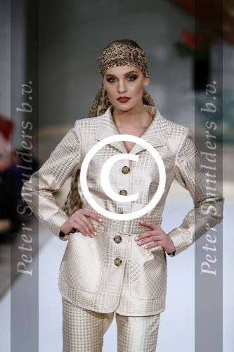 Amsterdam 12 februari 2017 
Modeshow Paul Schulten in het Okura. Felice Roedema