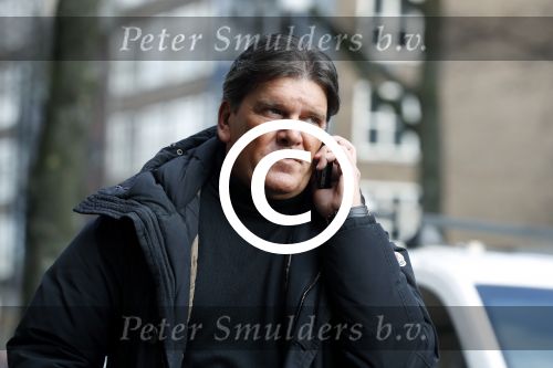 Amsterdam 3 februari 2017 
Frank masmeijer bellend op straat