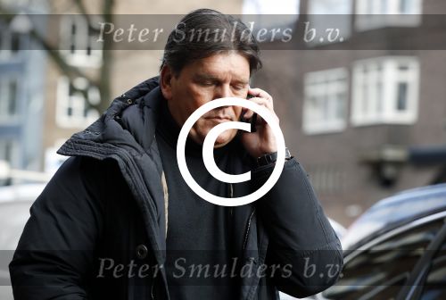Amsterdam 3 februari 2017 
Frank masmeijer bellend op straat