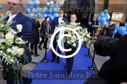 Rotterdam 2 februari 2017 
Herdenkingsdienst / begrafenis Hans Breukhoven in de Laurenskerk. hans bloemstukken