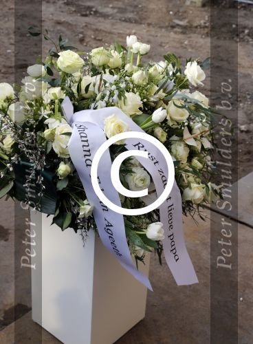 Rotterdam 2 februari 2017 
Herdenkingsdienst / begrafenis Hans Breukhoven in de Laurenskerk. hans bloemstukken