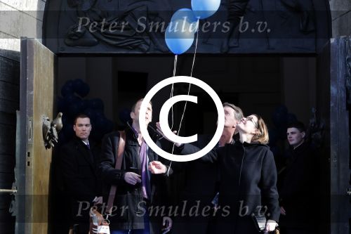 Rotterdam 2 februari 2017 
Herdenkingsdienst / begrafenis Hans Breukhoven in de Laurenskerk. Gasten