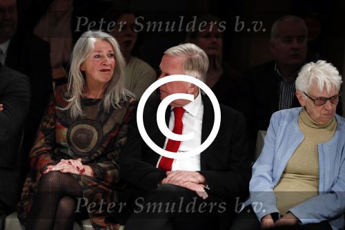 Amsterdam 12 februari 2017 
Modeshow Paul Schulten in het Okura. harry Mens met vriendin
