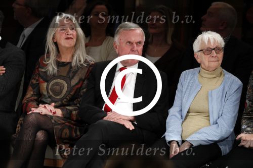 Amsterdam 12 februari 2017 
Modeshow Paul Schulten in het Okura. harry Mens met vriendin