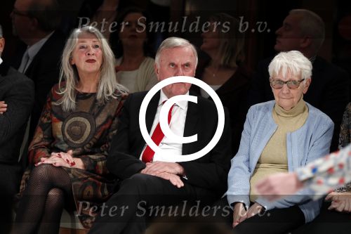 Amsterdam 12 februari 2017 
Modeshow Paul Schulten in het Okura. harry Mens met vriendin