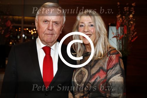 Amsterdam 12 februari 2017 
Modeshow Paul Schulten in het Okura. harry Mens met vriendin