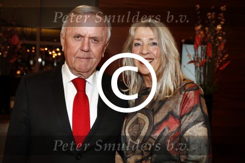 Amsterdam 12 februari 2017 
Modeshow Paul Schulten in het Okura. harry Mens met vriendin