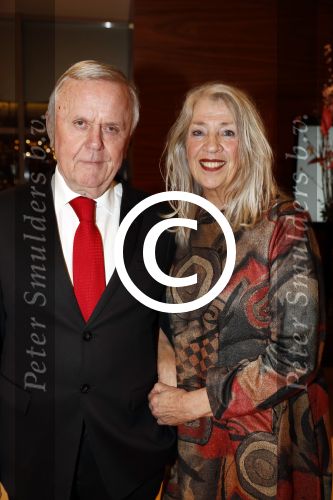 Amsterdam 12 februari 2017 
Modeshow Paul Schulten in het Okura. harry Mens met vriendin