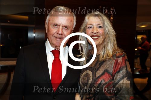 Amsterdam 12 februari 2017 
Modeshow Paul Schulten in het Okura. harry Mens met vriendin