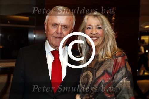 Amsterdam 12 februari 2017 
Modeshow Paul Schulten in het Okura. harry Mens met vriendin