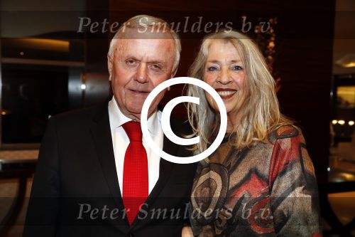 Amsterdam 12 februari 2017 
Modeshow Paul Schulten in het Okura. harry Mens met vriendin
