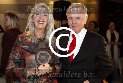 Amsterdam 12 februari 2017 
Modeshow Paul Schulten in het Okura. harry Mens met vriendin