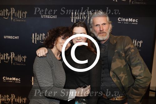 Utrecht 9 februari 2017
Exebition Harry Potter in Cinemec Utrecht. Henriette Tol met man en dochter