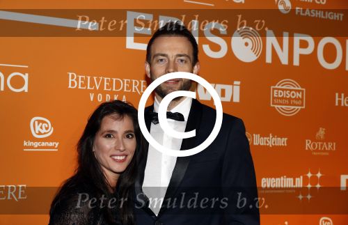 Amsterdam 13 februari 2017  
Uitreiking edisons in de westergasfabriek. Henry Schut met vrouw