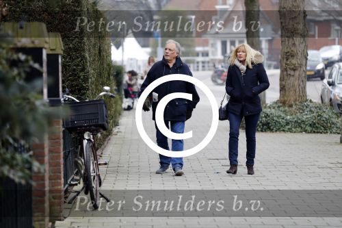 Amsterdam 9 februari 2017
Jan en Babette Cremer op straat in amsterdam zuid