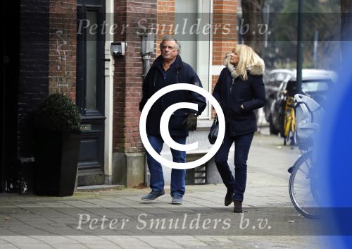 Amsterdam 9 februari 2017
Jan en Babette Cremer op straat in amsterdam zuid