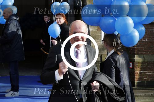 Rotterdam 2 februari 2017 
Herdenkingsdienst / begrafenis Hans Breukhoven in de Laurenskerk. Joep v d Nieuwenhuyzen