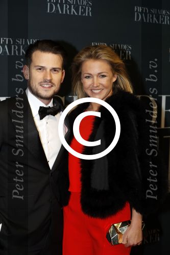 Amsterdam 7 februari 2017
Premiere fifty shades darker in Tuschinski. Levi v Kempen met vriendin