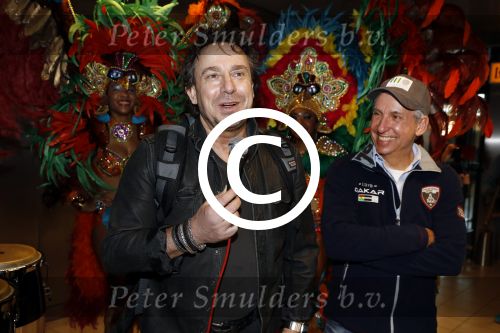 Schiphol 16 februari 2017
Marco Borsato en Raymond Rutting vertrekken vanaf Schiphol naar Aruba om daar foto\'s te gaan maken voor expositie.