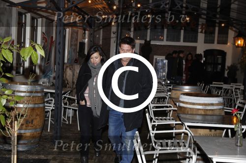 Amsterdam 12 februari 2017 
Martijn Krabbe en zijn vriendin Noi Pakon gaan samen hapje eten in restaurant Sal Amsterdam