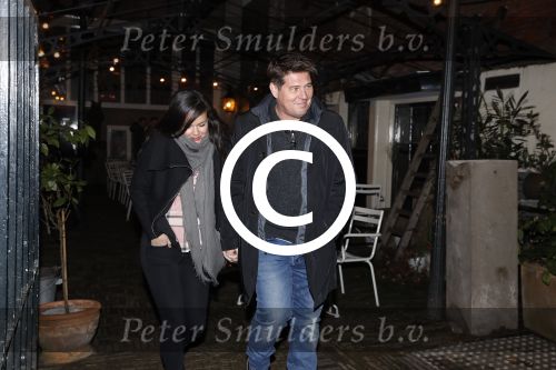 Amsterdam 12 februari 2017 
Martijn Krabbe en zijn vriendin Noi Pakon gaan samen hapje eten in restaurant Sal Amsterdam